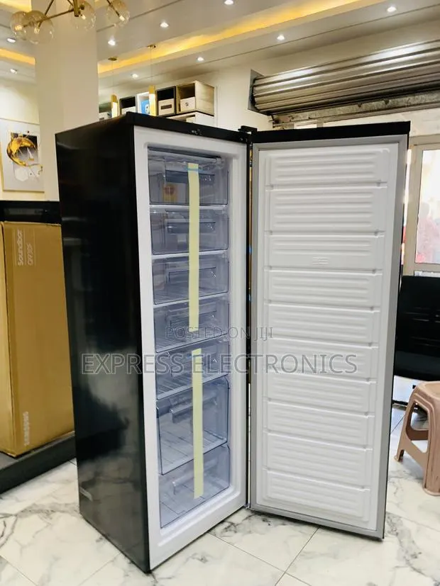 Grab the New Upright 225l Freezer Pearl Dark Grey · Photo 1