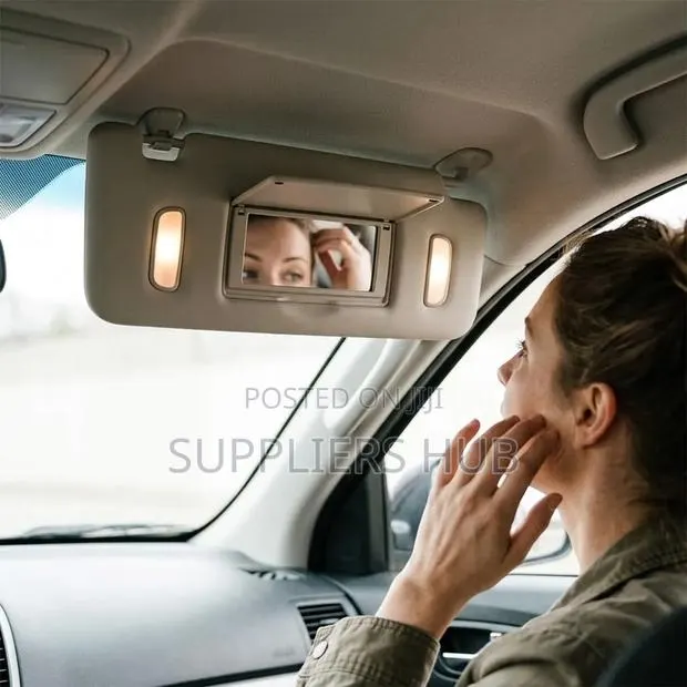 Car Right Side Sunshade Sun Shield With Mirror · Photo 1