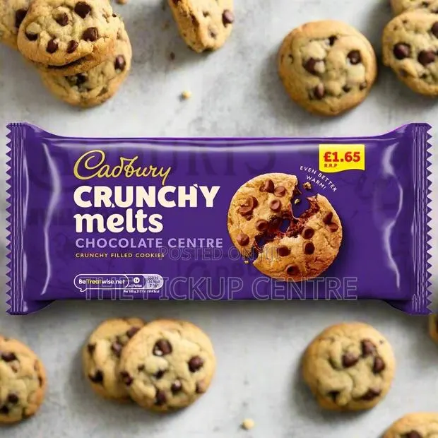 Cadbury Crunchy Melts Chocolate Chip Cookies 156g · Photo 1