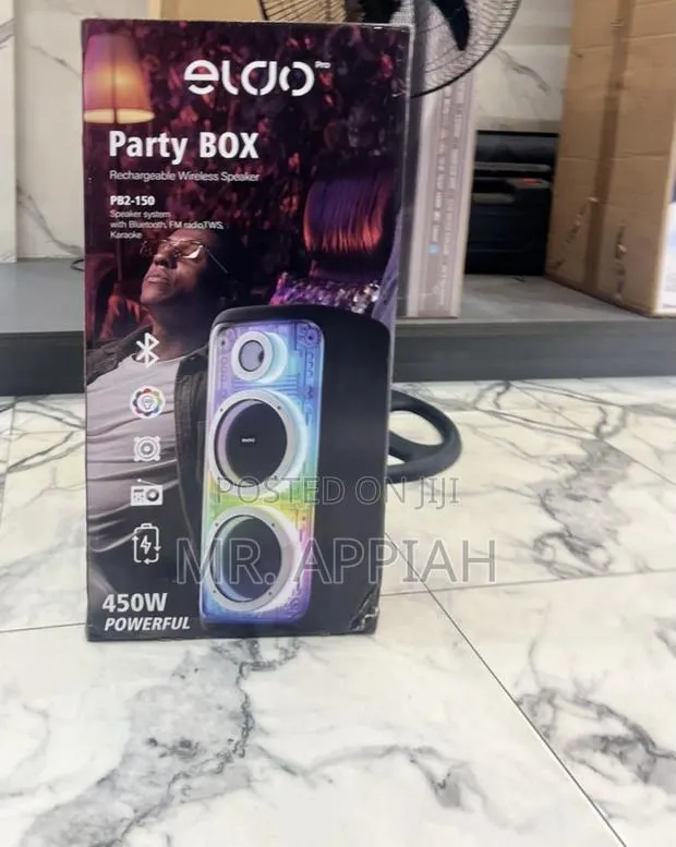 Get Unique Eldo Pb2-150 Double 8" Portable Bluetooth Speaker · Photo 1