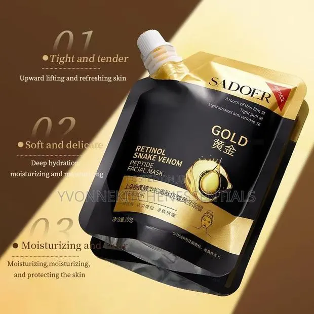 Retinol Gold Snake Venom Peptide Peel Off Mask · Photo 1