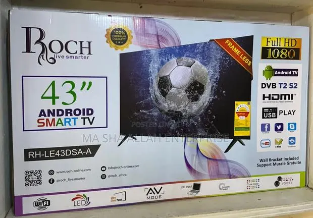 43 Inches Roch Smart TV With Inbuilt Decoder · Photo 1