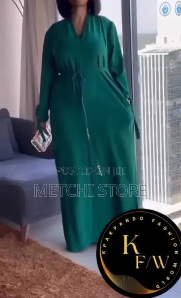 Maxi Gown With Waist Belt · Photo 1