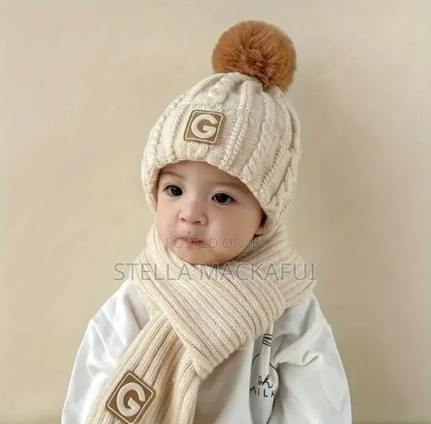 Winter Hats With Scarfs For Children · Photo 1