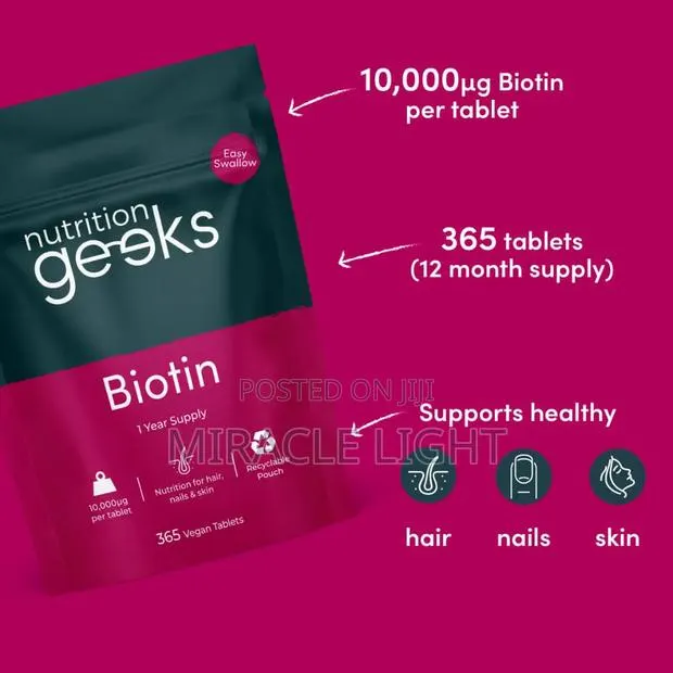 Nutrition Geeks Biotin Growth · Photo 1