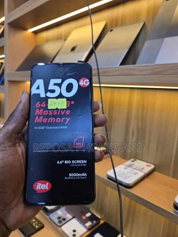 New Itel A50 128 GB Black · Photo 1