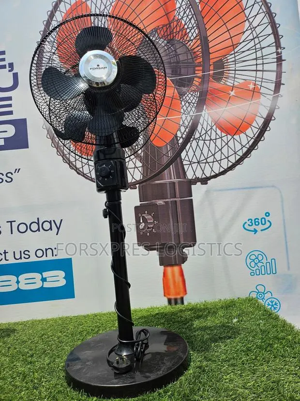 Double Sided 360 Degrees Standing Fan. · Photo 1