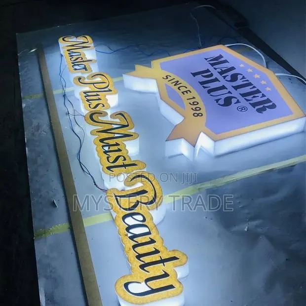 3d Signage With Light · Photo 1