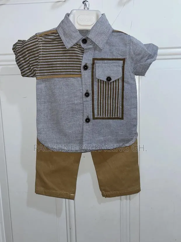 Baby Clothes Kids Boys 2 Pieces Trousers And Shirts · Photo 1
