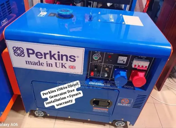 Loot Label Perkins Diesel Generator 10kva Silent · Photo 1