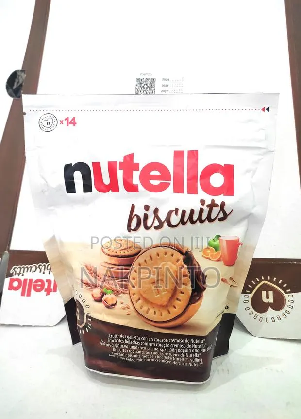 Nutella Biscuit (14x, 193g) in Resealable Bag With a Cream Spread · Photo 1
