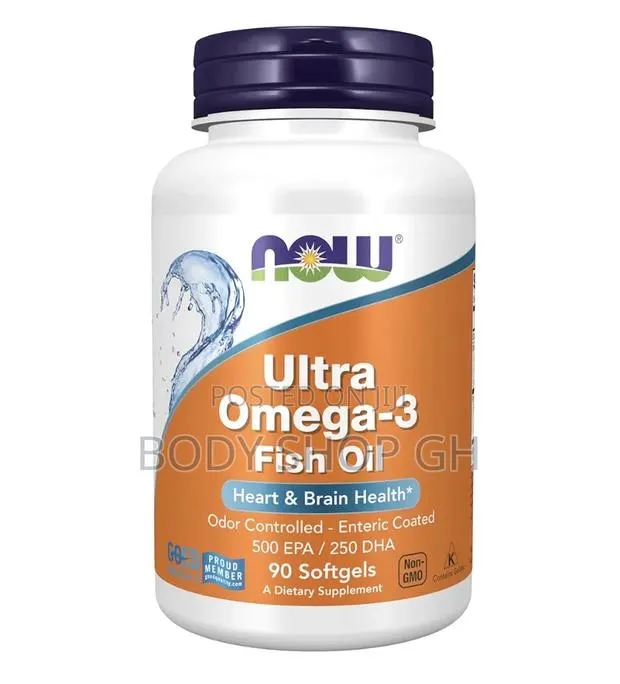 Now Foods Supplements, Ultra Omega-3 Supplements 90 Softgels · Photo 1