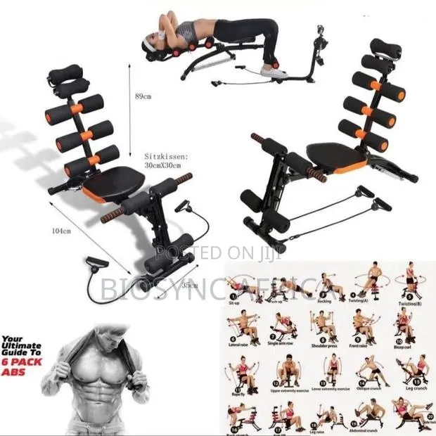 Six Pack Trainer With Wheel · Photo 1