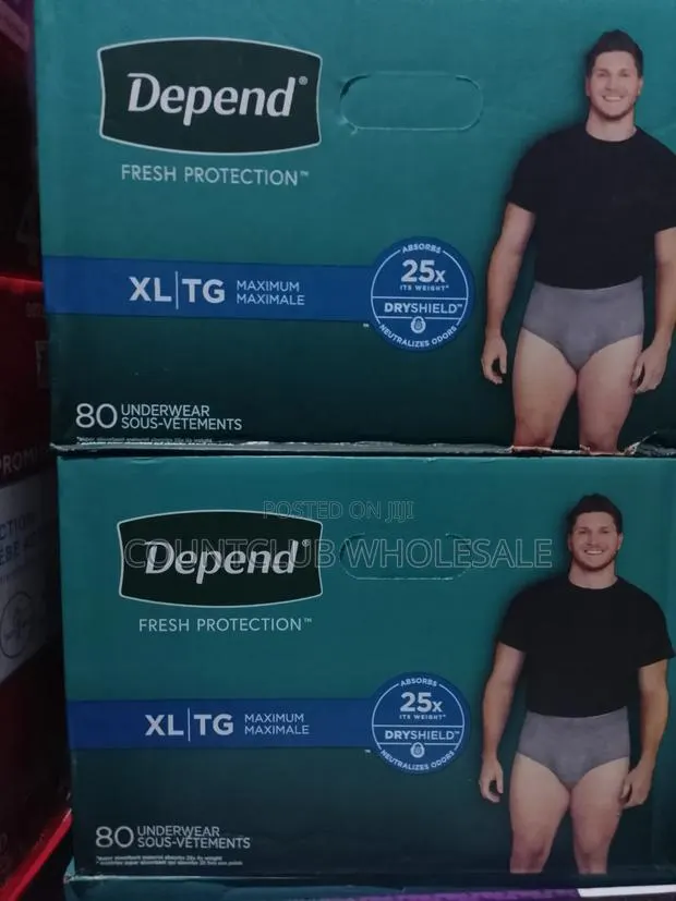 Depend Men Diaper · Photo 1
