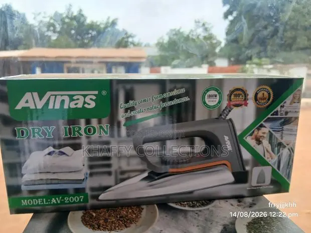 Bulk AVinas Dry Iron 1800W Model AV-2007 Wholesale and Resellers · Photo 1