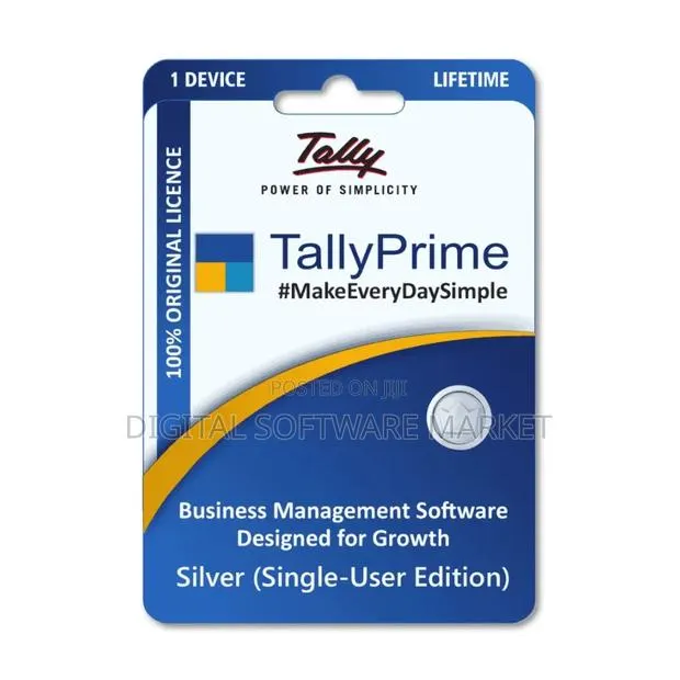 Tally Prime Silver – Lifetime Single User License · Photo 1