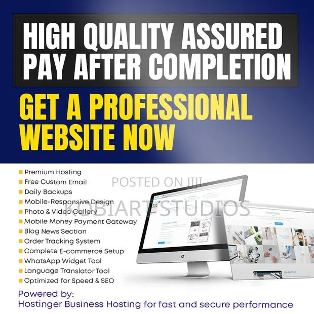 Pay After Completion Website Development