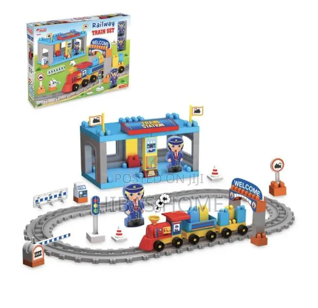 61 Pieces Train Set for Kids Toy Train · Photo 1