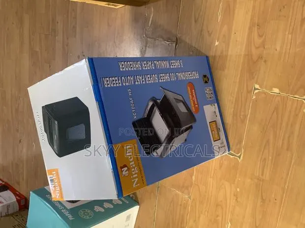 Xc100af Nigachi 100sheets Cross. Cut Paper Shredder · Photo 1