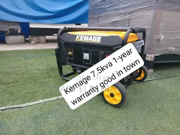 KEMAGE 8500 Watt Generator – 7.5KVA Powerful Petrol Genset for Home · Photo 1