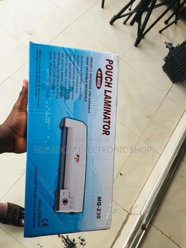 Easy-to-Use Pouch Laminator - A4 ID Cards-Order Now · Photo 1