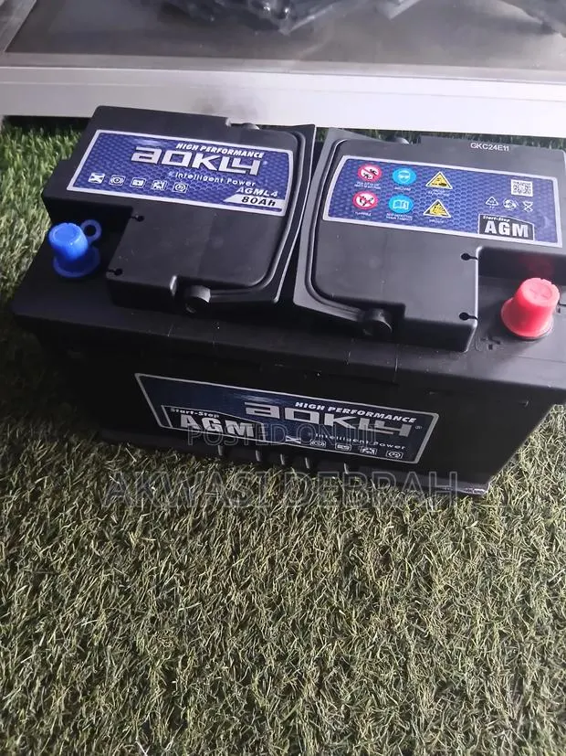 Original AOKLY AGM 17 Plate 12v 95Ah Flat · Photo 1