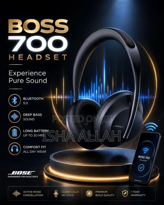 Quality Premium Headphones Bose 700 · Photo 1