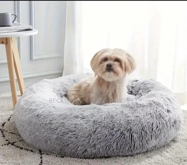 Round Colorful Dog and Cat Bed (Medium Size) · Photo 1