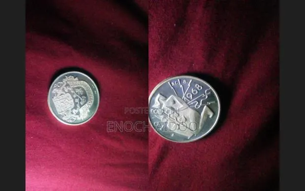 1968 Czechoslovakia Silver Metal -Jan Palach-Prague Spring-Rare · Photo 1