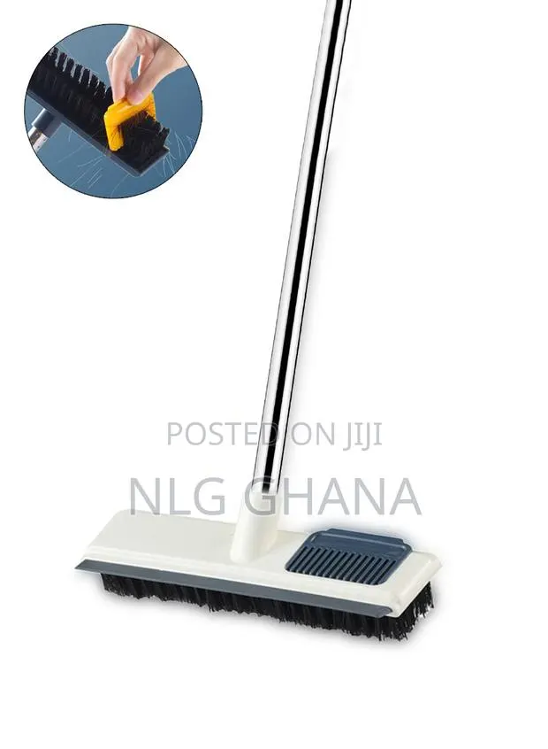 Floor Cleaning Brush With Long Handle Stiff Bristle. Tvx7932 · Photo 1