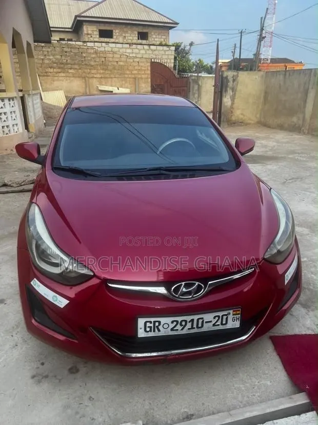 Hyundai Elantra Limited 4dr Sedan (1.8L 4cyl 6A) 2015 Red · Photo 1