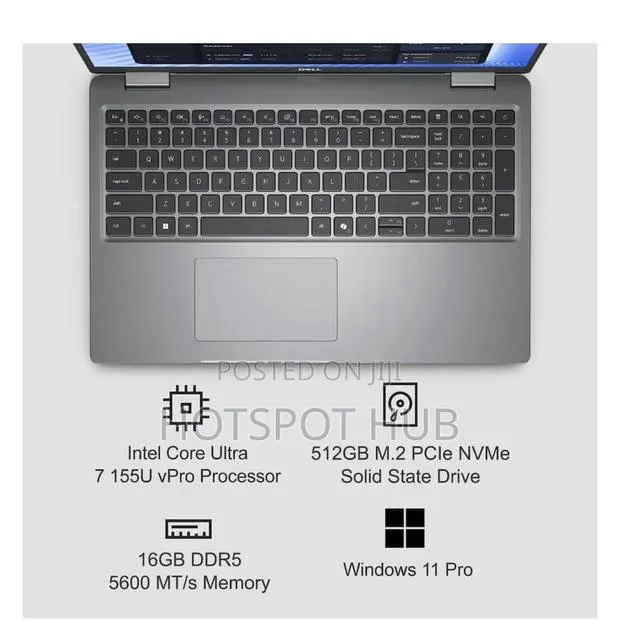 New Laptop Dell Precision 3580 16GB Intel Core Ultra 7 SSD 512GB · Photo 1