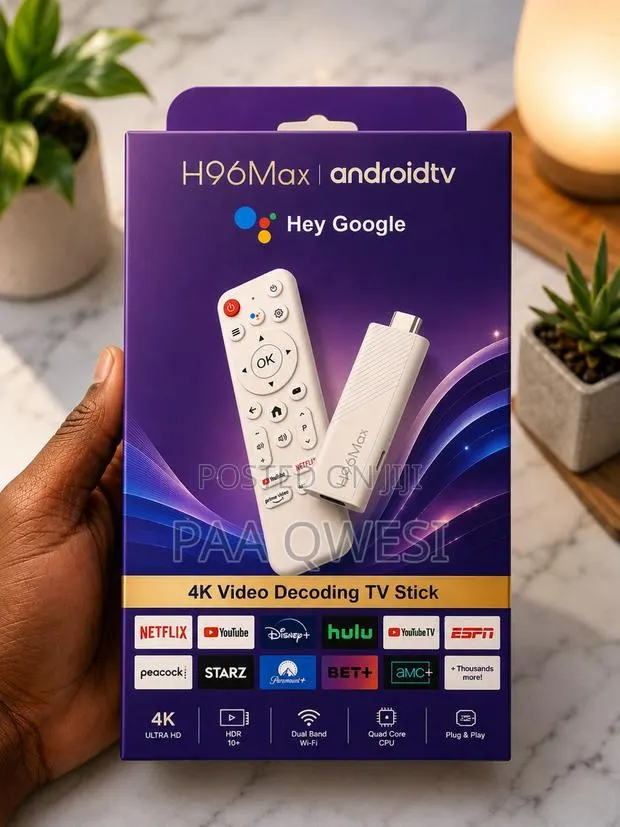 H96 Max 4K Android TV Box Smart TV Stick · Photo 1