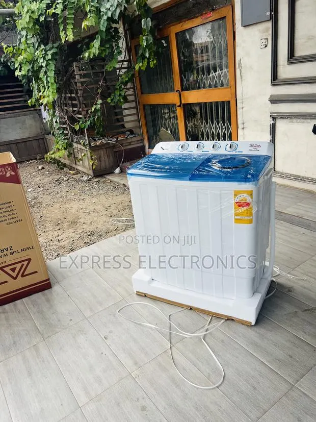 Authentic Sleek White Washing Machine 11kg Topload Twintub · Photo 1