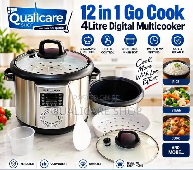 12-in-1 Go Cook 4L Digital Multicooker · Photo 1