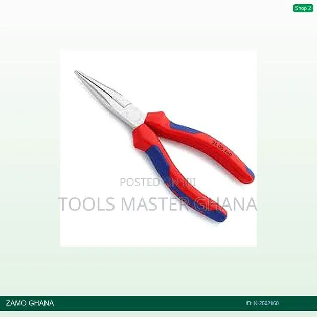 Snip Nose Side Cutting Plier 160mm (Radio Plier) Red/Blue - K- · Photo 1