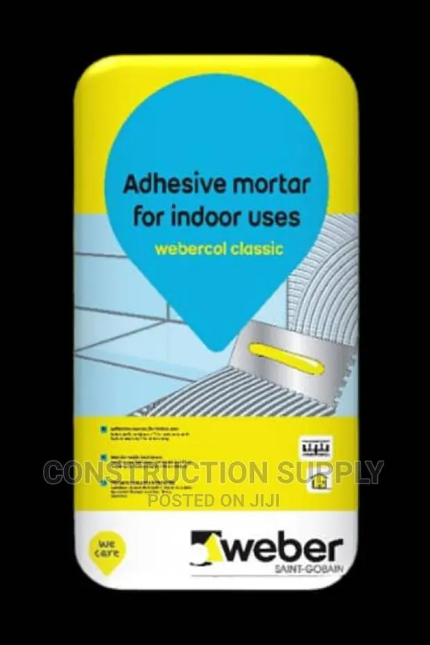 Webercol Tile Adhesive (Tile Cement) 20kg - Grey · Photo 1