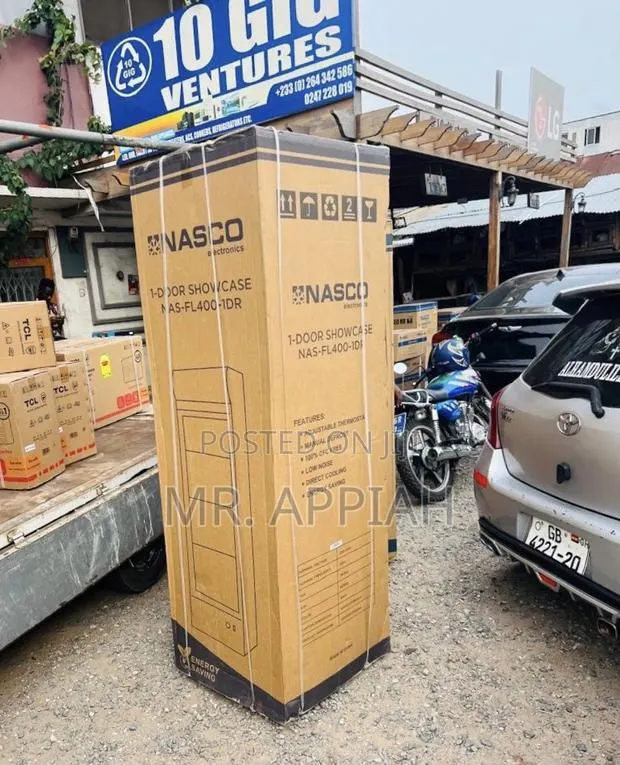 High Sufficient Nasco 358L Glass Door Beverage Cooler · Photo 1