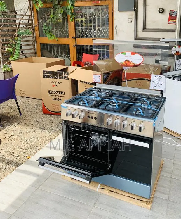 Classic Design Mediatech 60x90 Freestanding 5 Gas Burner. · Photo 1