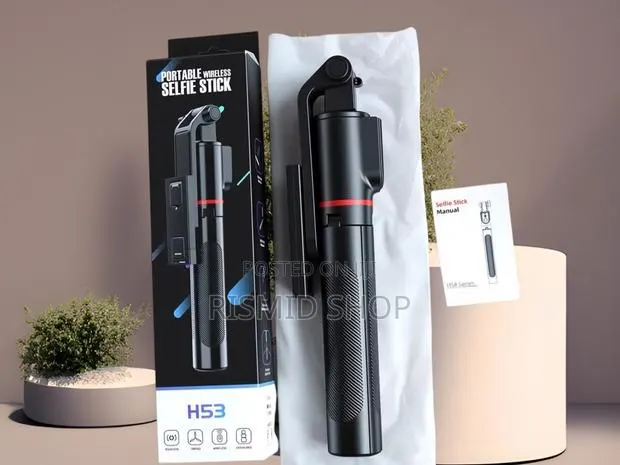 H53 Portable Smartphone Selfie Stick Tripod · Photo 1