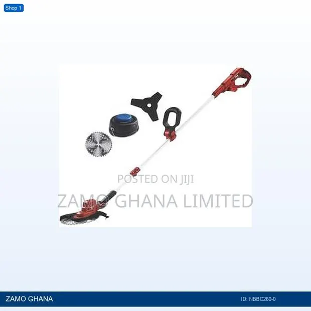 20v Brush Cutter Brushless 10 Inch Spindle Lock Adj Angle - Nbbc260-0 · Photo 1