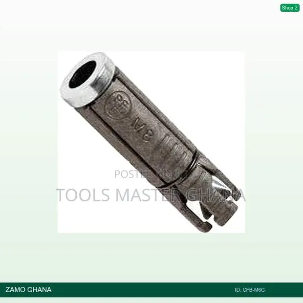 Anchor Bolt 6mm Grey - CFB-M6g · Photo 1