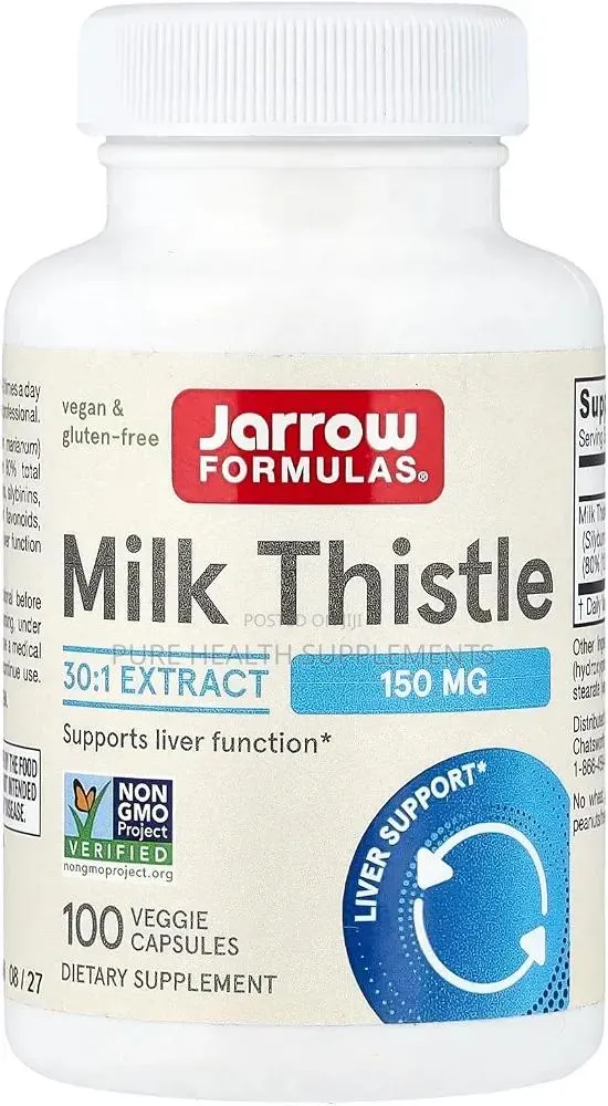 Milk Thistle 150 Mg, Liver Health (120 Mg Silymarin), 100 Veg Caps · Photo 1