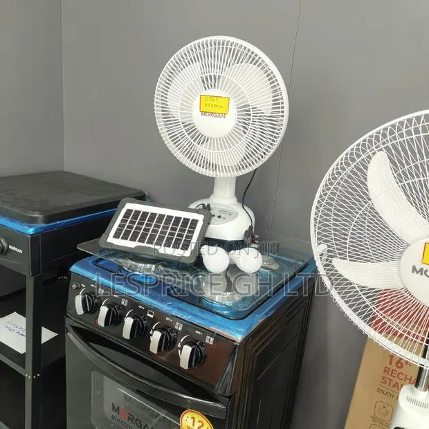 Life Made Easy With Our Lovely Rechargeable Fan With Solar Panels · Photo 1