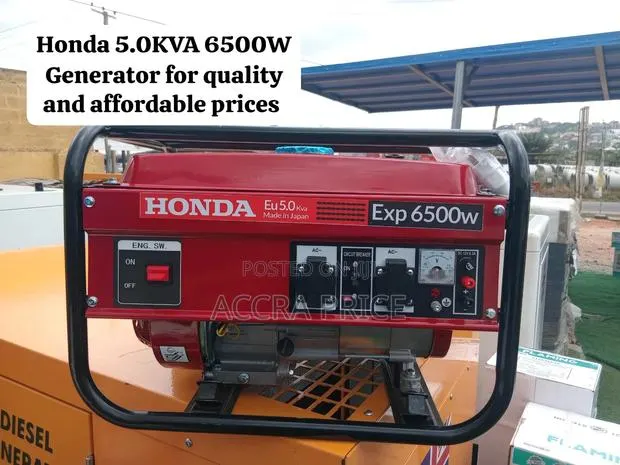 Honda 6500W Heavy-Duty Generator Reliable Power for Home and Business · Photo 1