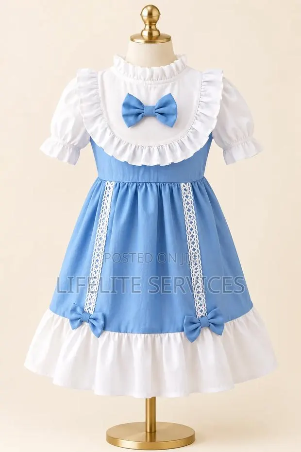 Beautiful Bow Tie Church Dress for Baby Girls 3 to 4yrs · Photo 1