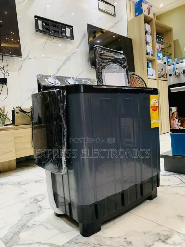 High Quality Nasco 7kg Black Semi-Auto Twin Tub WM (Model:NAS-07-Tw) · Photo 1