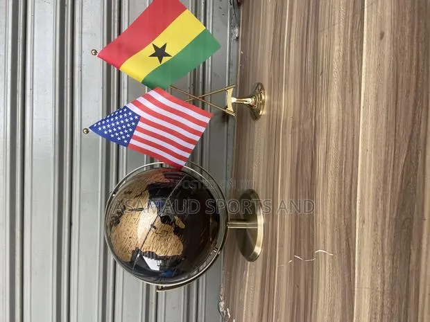 Original Atlas Globe for Desk Top Available With Flag At · Photo 1