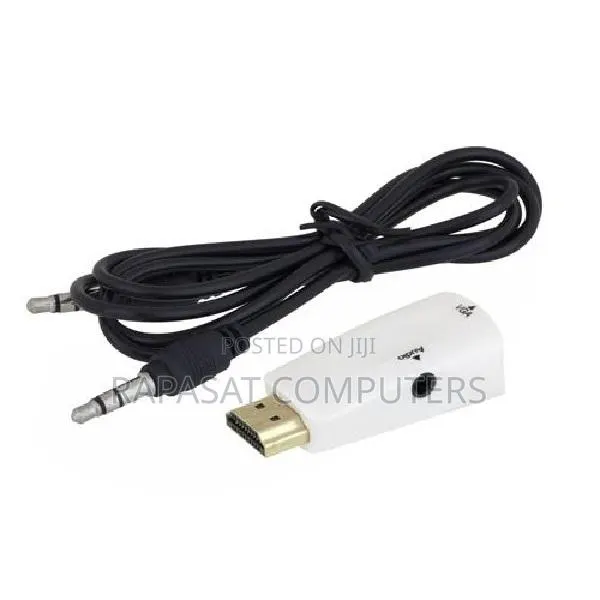 Hdmi Male to Vga Female Mini Adaptor With Sound · Photo 1