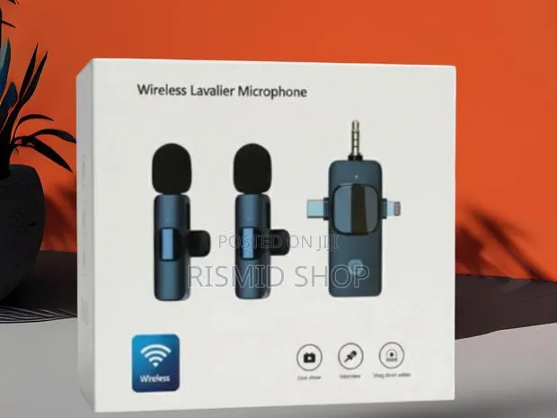Universal Dual Wireless Mic System for Creators Vlogging · Photo 1